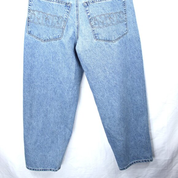 Empyre Ultra Loose Fit Colby Light Wash Skate Baggy Jeans Sz 34 Y2K Vintage SK8R - Picture 8 of 11